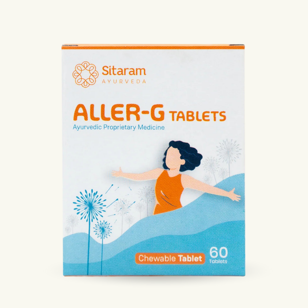 Sitaram Ayurveda, Aller-G Tabletten, 60 Tabletten, ayurvedisches Nahrungserganzungsmittel