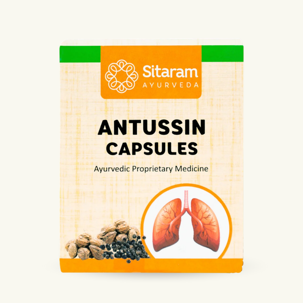Sitaram Ayurveda, Antussin Kapseln, 50 Kapseln, ayurvedisches Nahrungserganzungsmittel