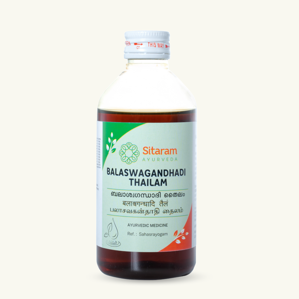 Sitaram Ayurveda, Balaswagandhadi Thailam, 200 ml, klassisches ayurvedisches Thailam