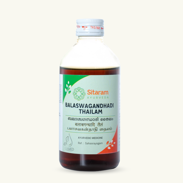 Sitaram Ayurveda, Balaswagandhadi Thailam, 200 ml, klassisches ayurvedisches Thailam