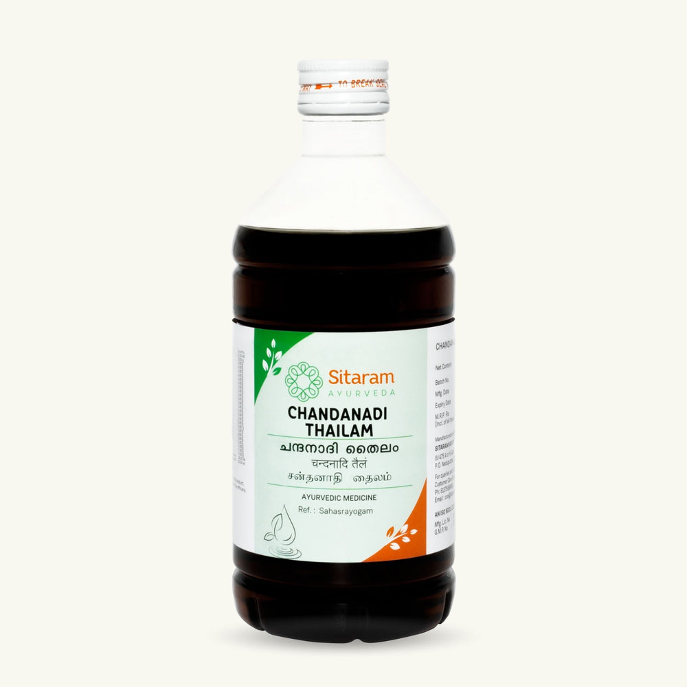 Sitaram Ayurveda, Chandanadi Thailam, 450 ml, klassisches ayurvedisches Thailam