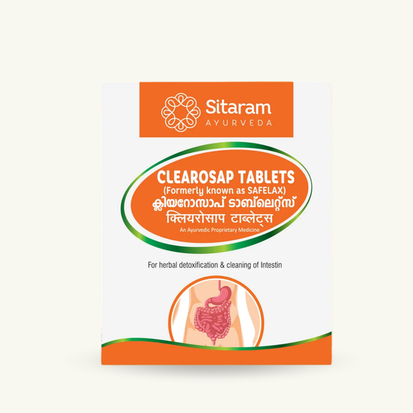 Sitaram Ayurveda, Clearosap Tabletten, 12 Tabletten (1000 mg), ayurvedisches Nahrungserganzungsmittel