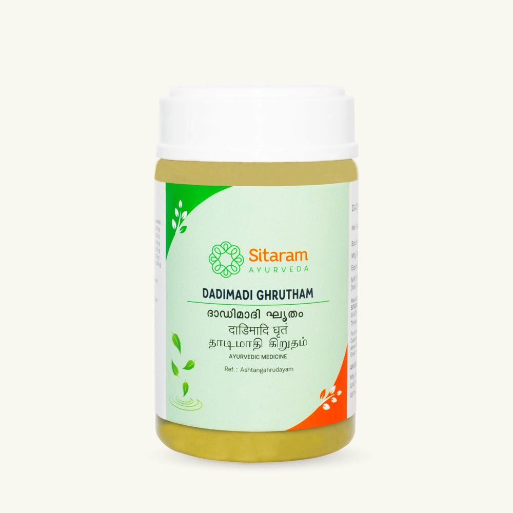 Sitaram Ayurveda, Dadimadi Ghritham, ayurvedisches Nahrungserganzungsmittel