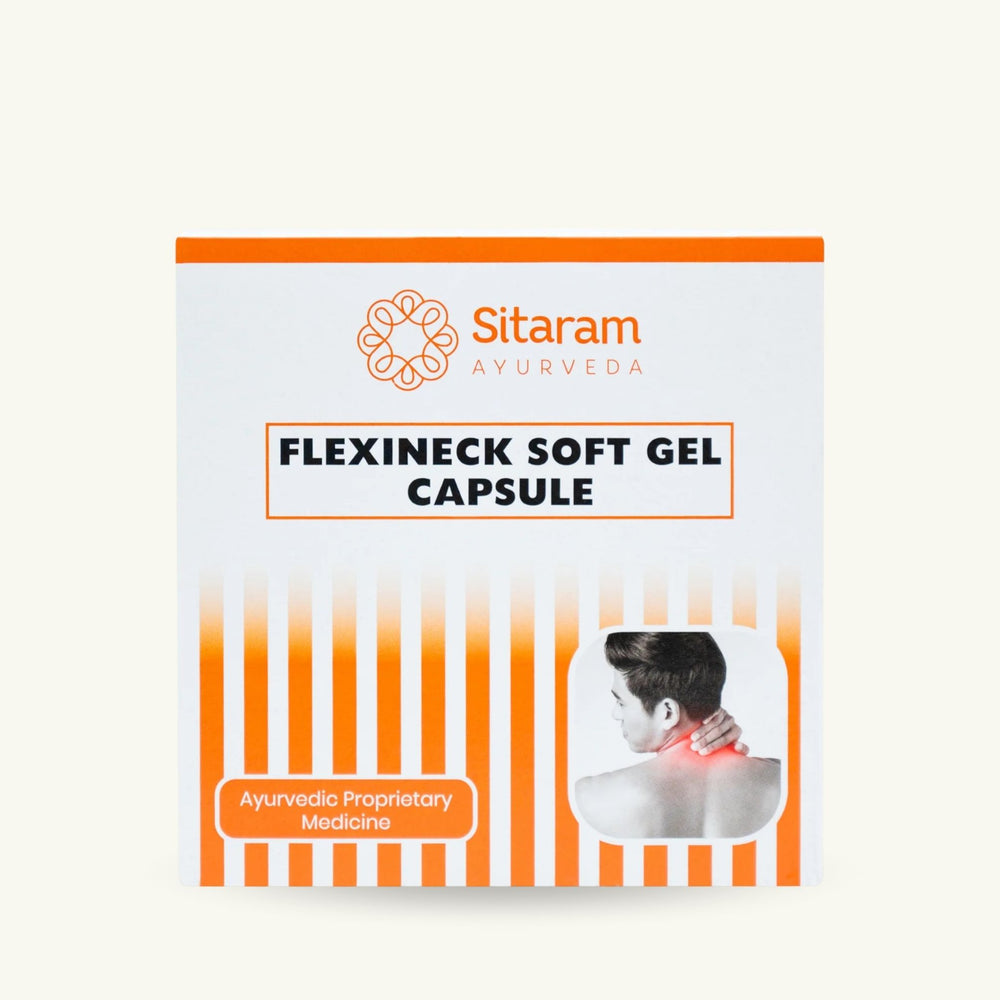Sitaram Ayurveda, Flexineck Softgel-Kapseln, 60 Softgel-Kapseln, ayurvedisches Nahrungserganzungsmittel