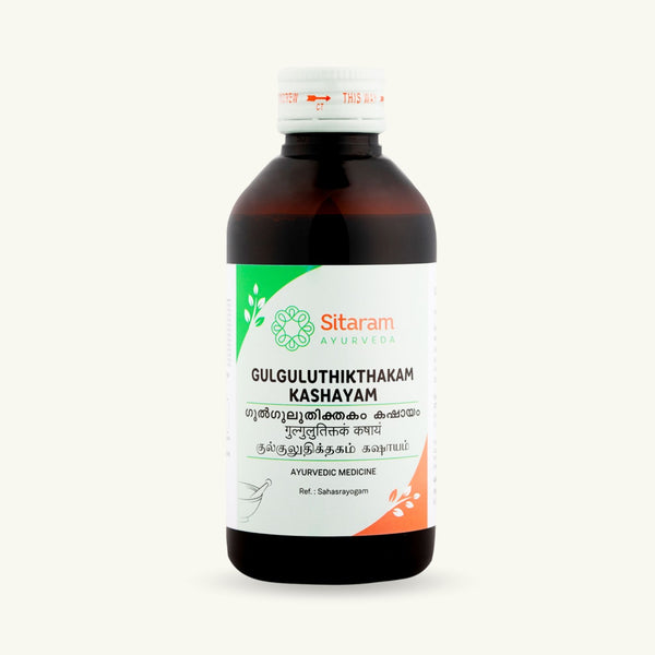 Sitaram Ayurveda, Guluguluthikthakam Kashayam, ayurvedisches Nahrungserganzungsmittel