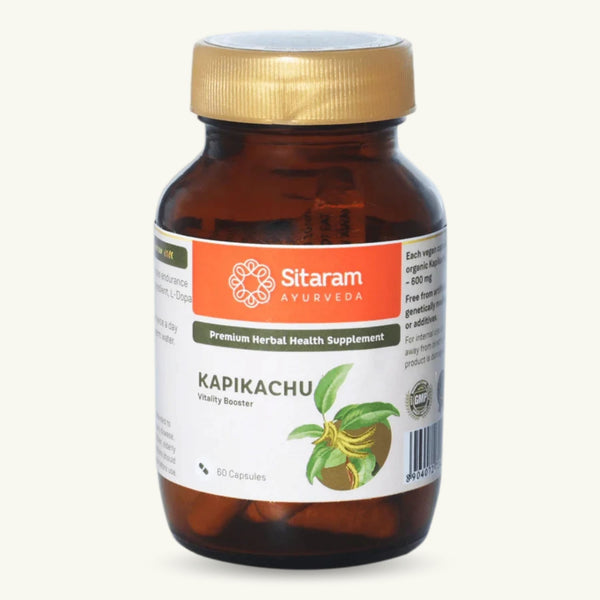 Sitaram Ayurveda, Kapikachu Kapseln, ayurvedisches Nahrungserganzungsmittel