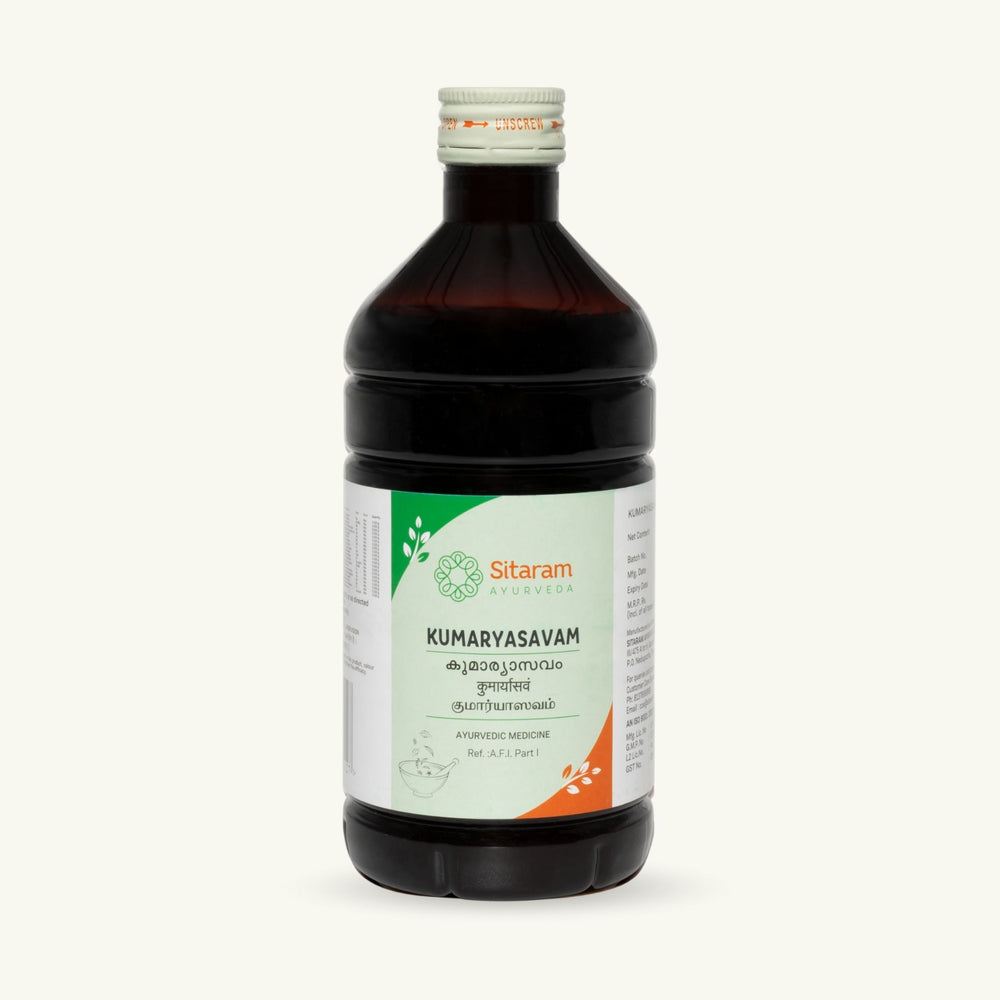 Sitaram Ayurveda, Kumaryasavam, ayurvedisches Nahrungserganzungsmittel
