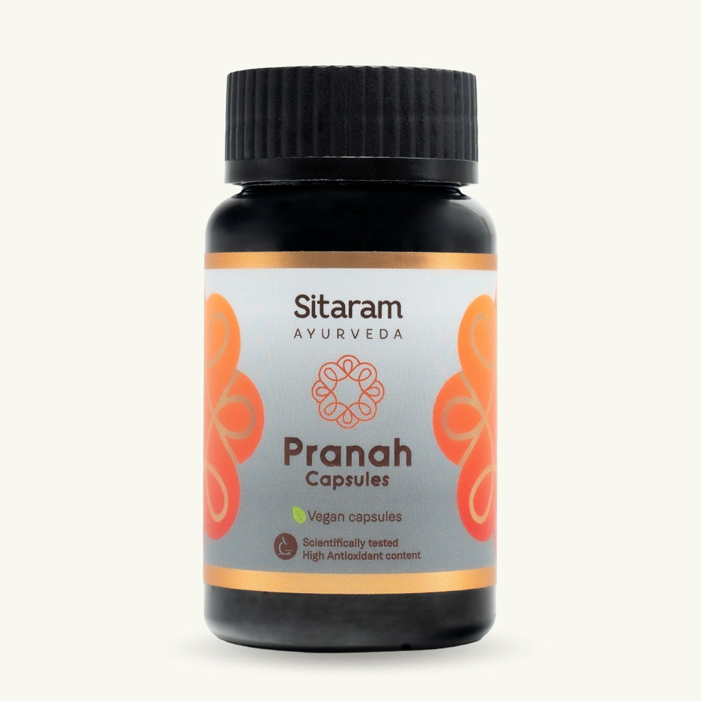 Sitaram Ayurveda, Pranah Kapseln, ayurvedisches Nahrungserganzungsmittel