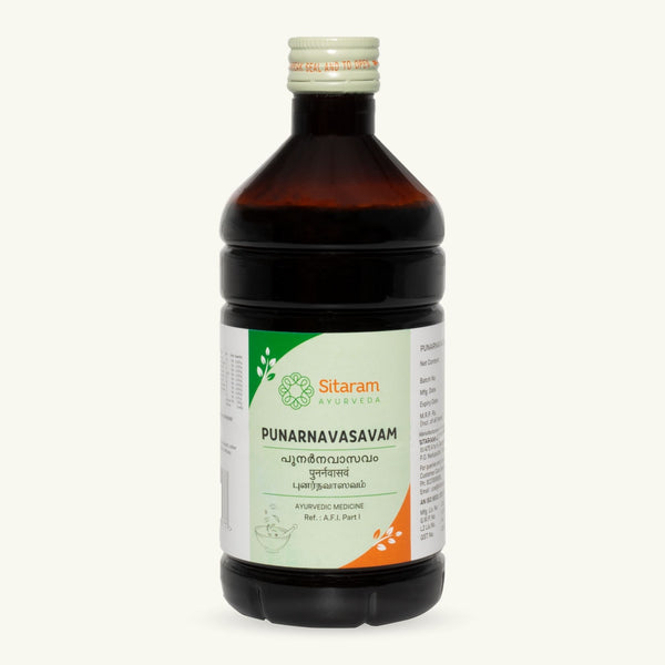 Sitaram Ayurveda, Punarnavasavam, 450 ml, ayurvedisches Nahrungserganzungsmittel