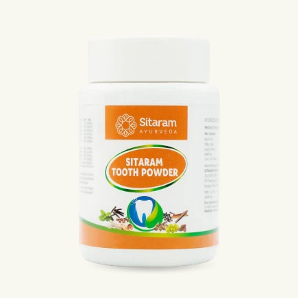 Sitaram Ayurveda, Sitaram Zahnpulver, 50 g, klassische ayurvedische Zubereitung