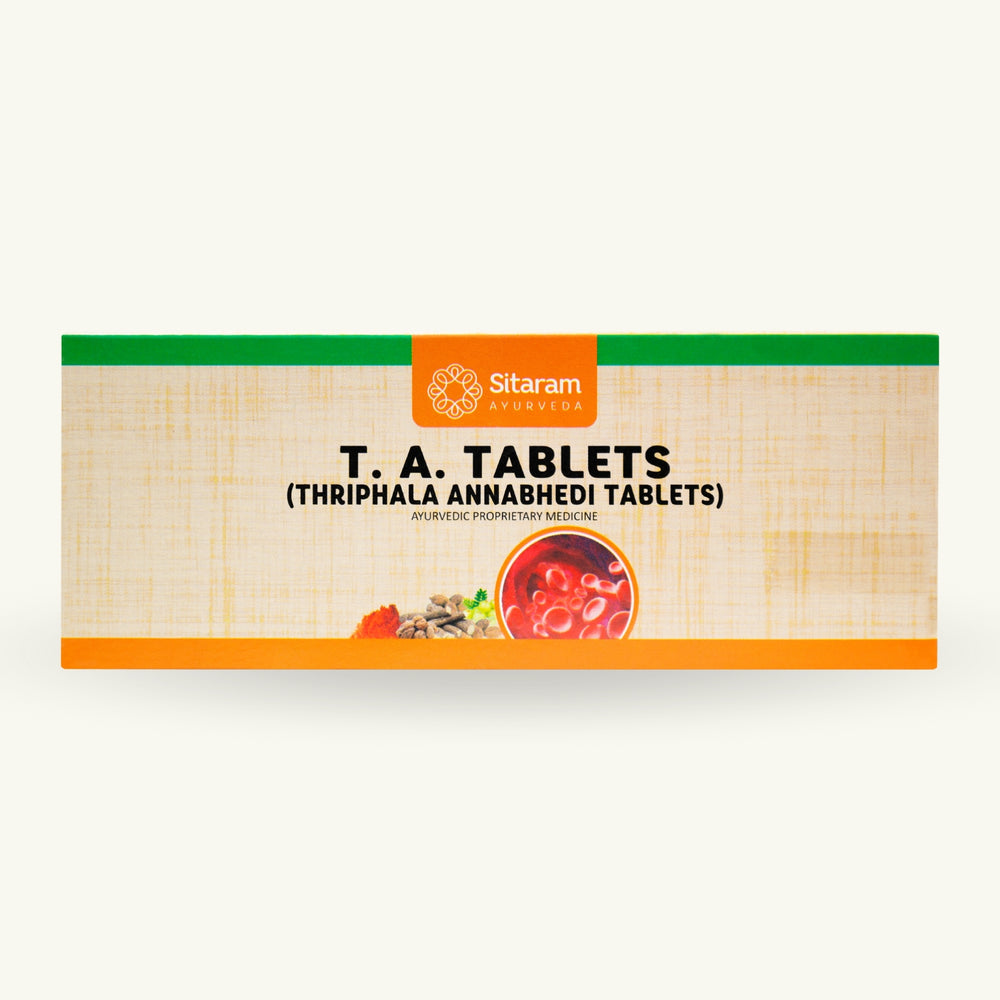 Sitaram Ayurveda, T. A. Tabletten, ayurvedisches Nahrungserganzungsmittel