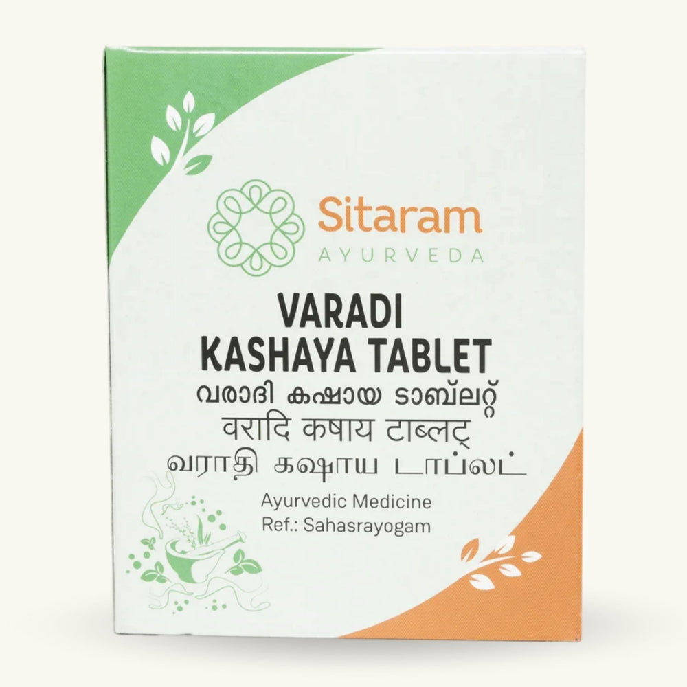 Sitaram Ayurveda, Varadi Kashayam Tabletten, ayurvedisches Nahrungserganzungsmittel