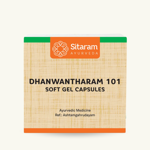 Sitaram Ayurveda, Dhanwantharam 101 Avarthy Kapseln, 100 Kapseln, ayurvedisches Nahrungserganzungsmittel